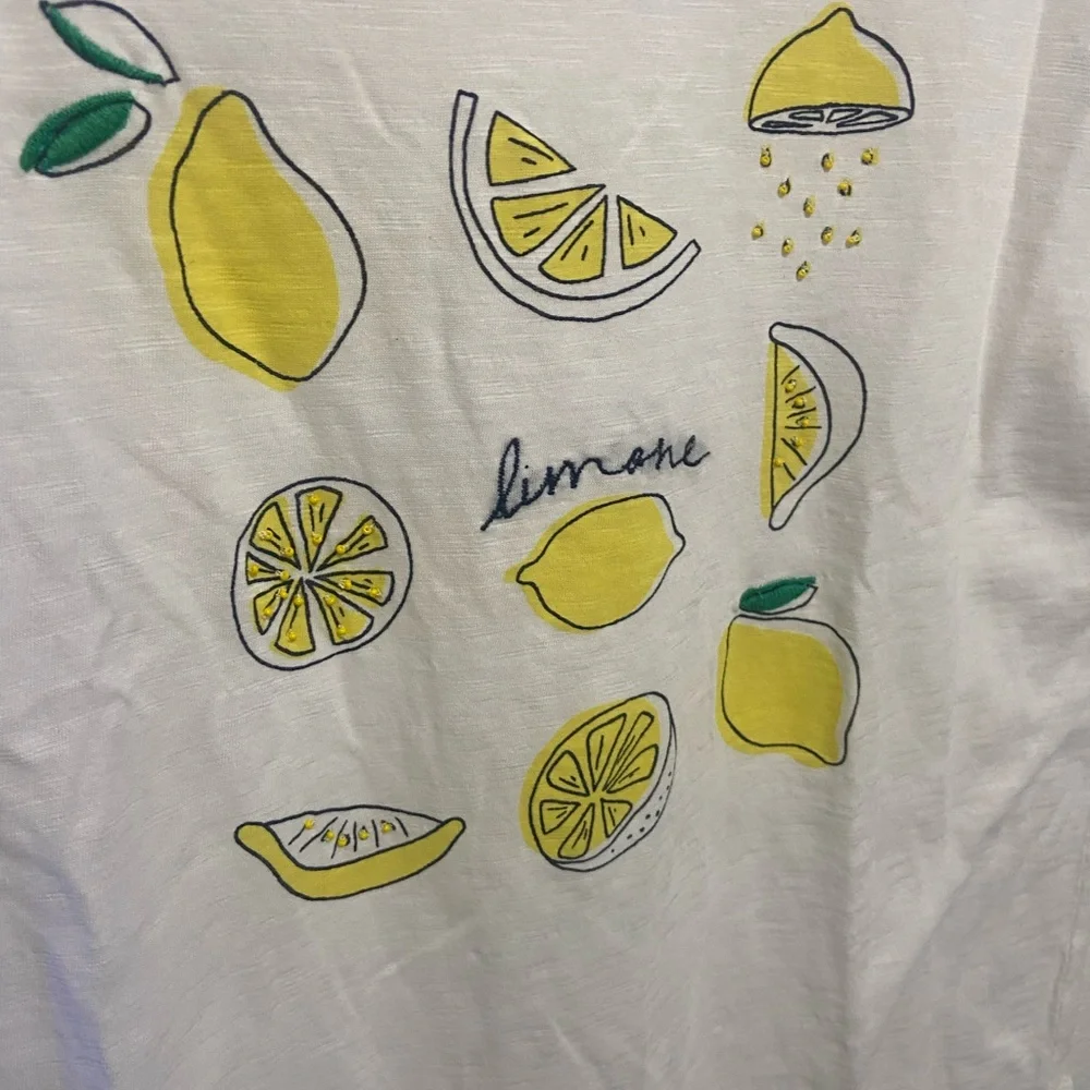 LOFT T-Shirt with Lemon Print - Picture 2 of 3